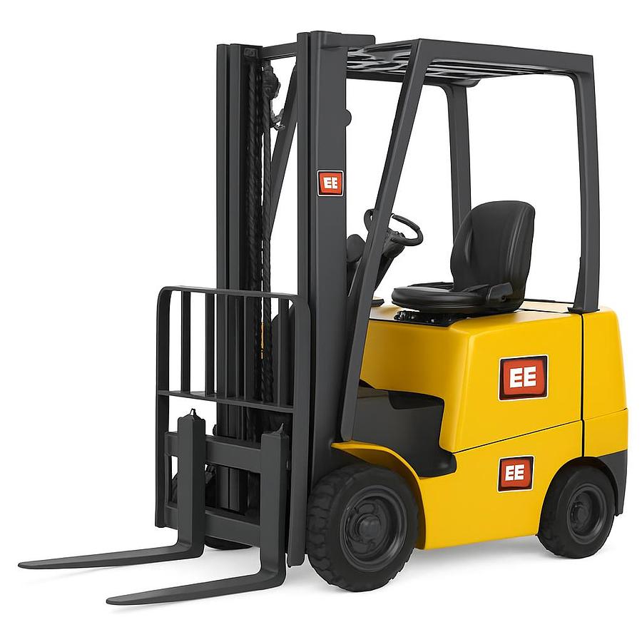 EE-rated electric forklift with enclosed electrical components for hazardous environments, CSA-certified