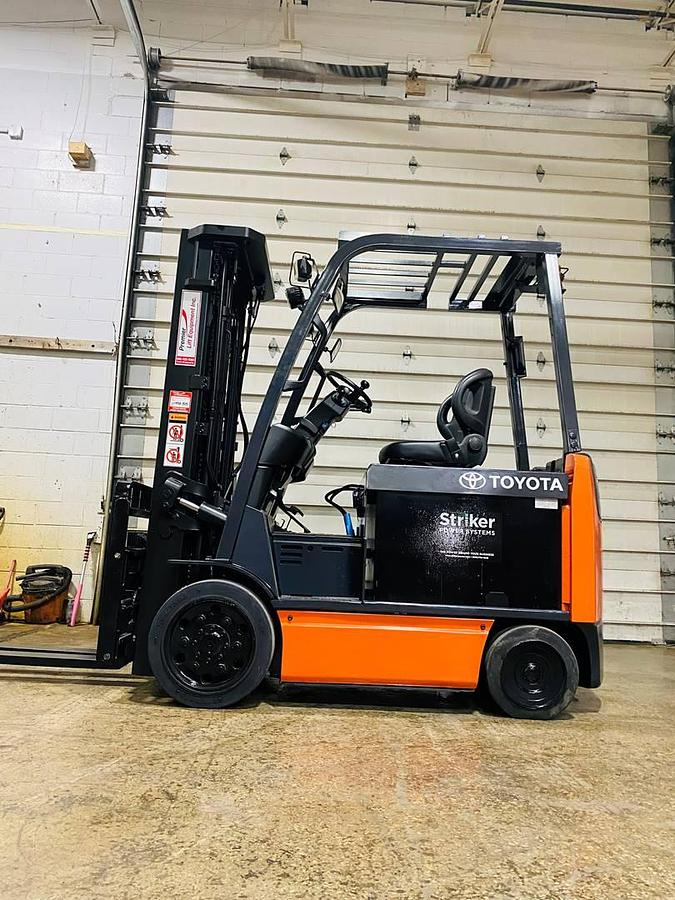 Sold-Toyota-8FBCU32-CSA-Electric-Sit-Down-6,500lb-198”-Lift-BramptonON