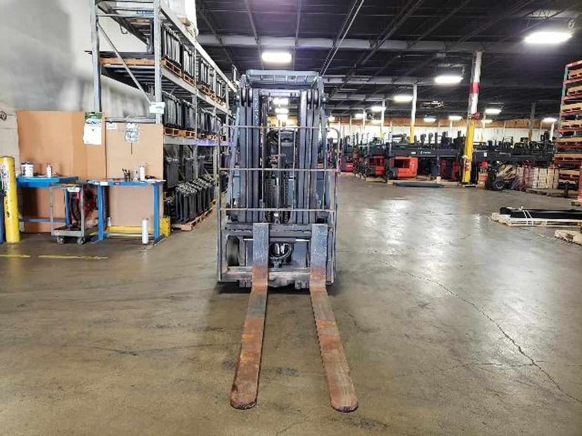 2019 Toyota 7FBCU35 CSA Certified Electric Forklift Front View