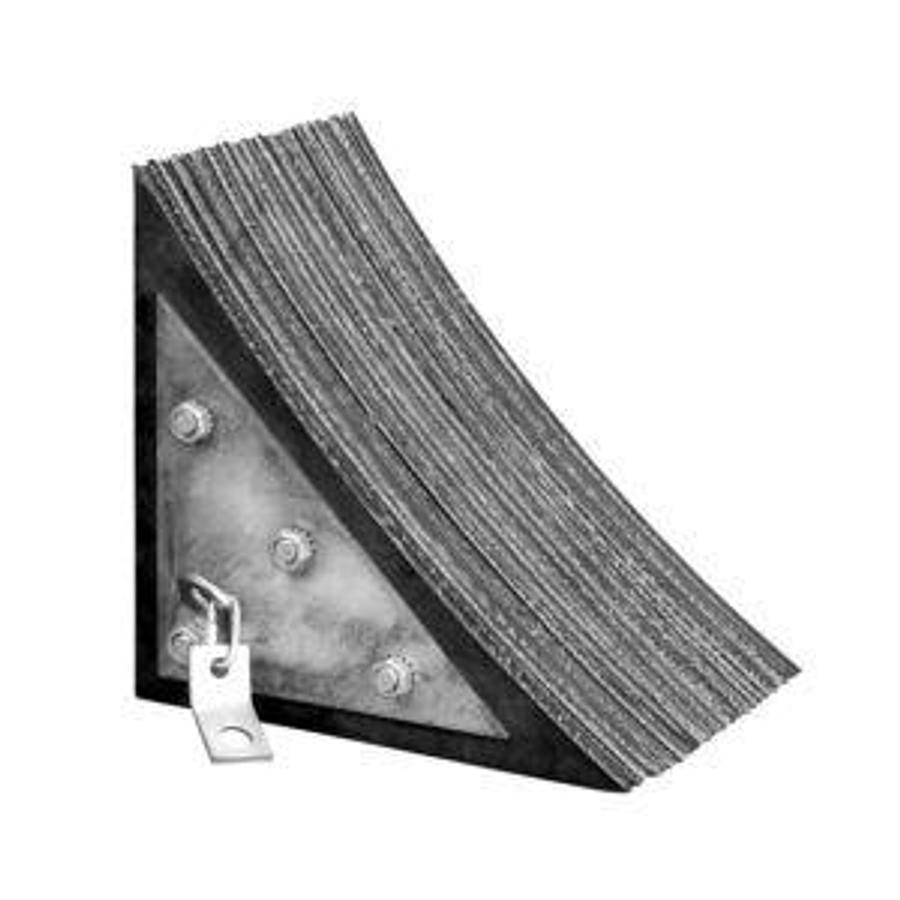 CMH-95 Rubber Wheel Chock – CSA/MOL Compliant | Welded Steel Handle | 80 Durometer | Dock Safety | Brampton ON | Premier Lift Equipment