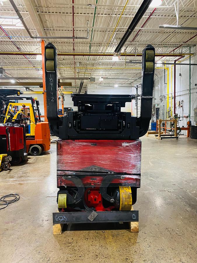 Cradled and laid down underside of chassis