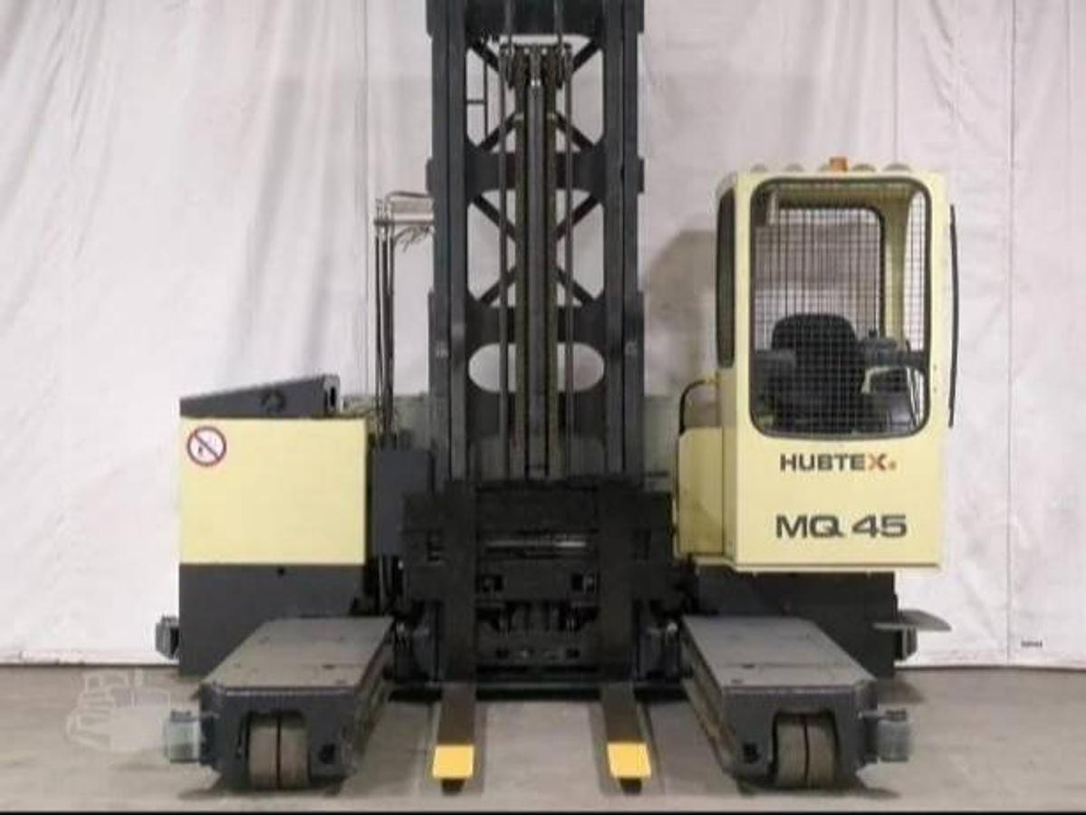 CSA-Certified 9,920 lb Hubtex MQ45 Electric Sideloader with 192” Lift and 4-Way Steering Delivered to Brampton ON