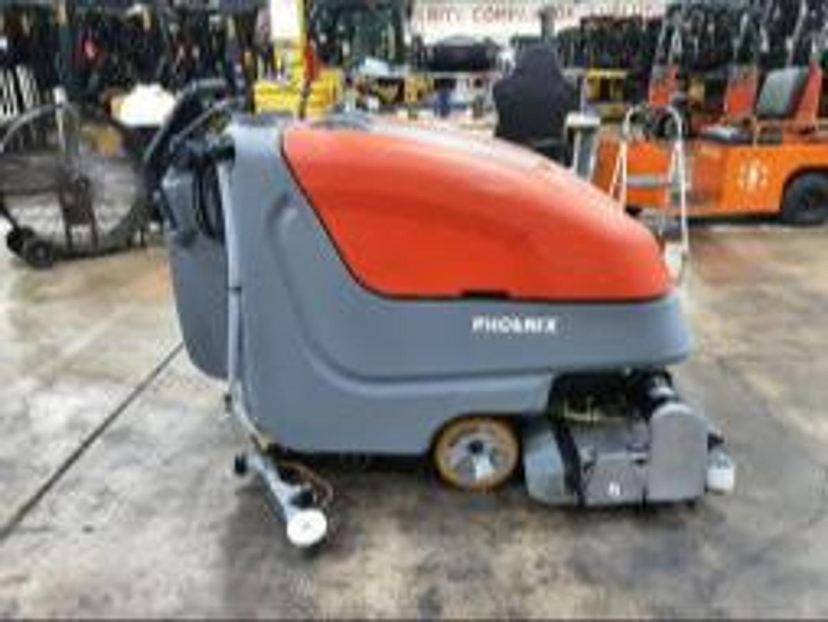 2023 PowerBoss Phoenix 26 walk-behind floor scrubber, fully refurbished with new 24V battery and CSA/MOL certification