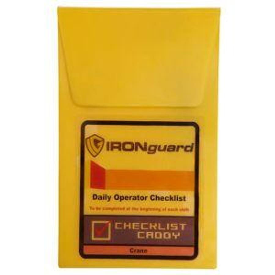 Checklist Caddy | Overhead Crane | CSA/MOL Compliant | 75-Sheet Log Pad | Brampton ON | Premier Lift Equipment