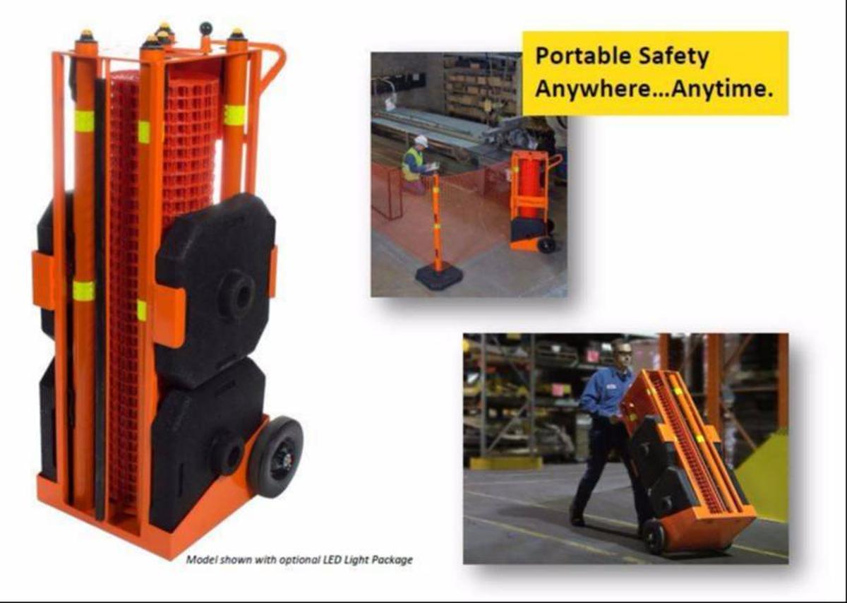 PSZ-SLM Safety Fence | CSA/MOL Compliant | Comfort Wheel Base | Brampton ON | Premier Lift Equipment