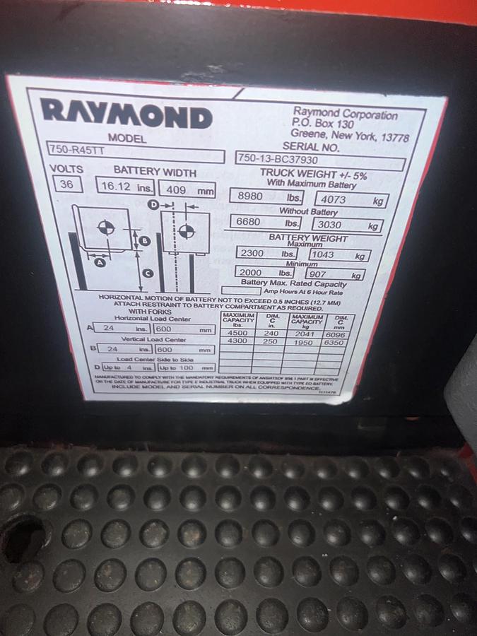 Used Raymond Forklift Service & Repairs | Battery, Electric & VNA | Mississauga & Peel