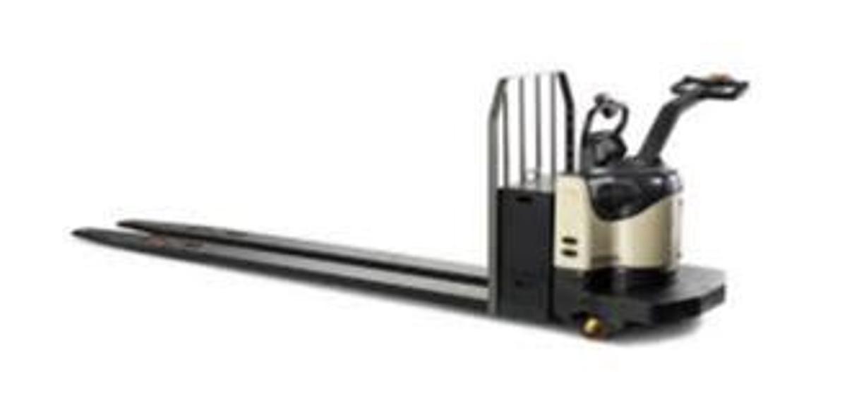 CSA-Certified 8,000 lb Crown PE4500-80 “Long John” Rider Pallet Jack with 27" × 96" Forks Available in Brampton ON