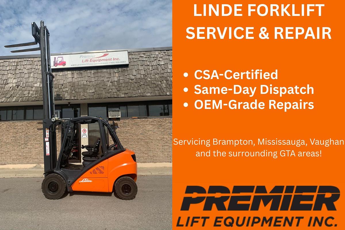 CSA Linde Forklift Service 2.0 – Electric, VNA, Reach Truck Repairs Across GTA