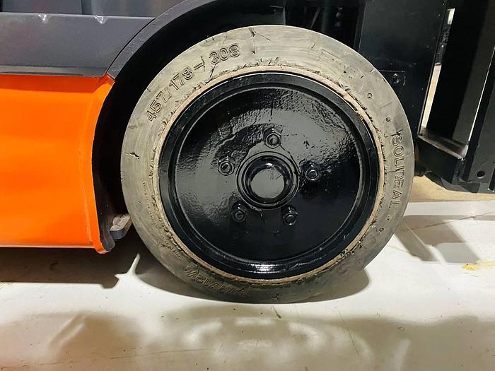 Refurbished SOLD – 2017 Toyota 8FBE20U | Electric Forklift | 218" Triple Mast | CSA Certified | Brampton Deployment Completed