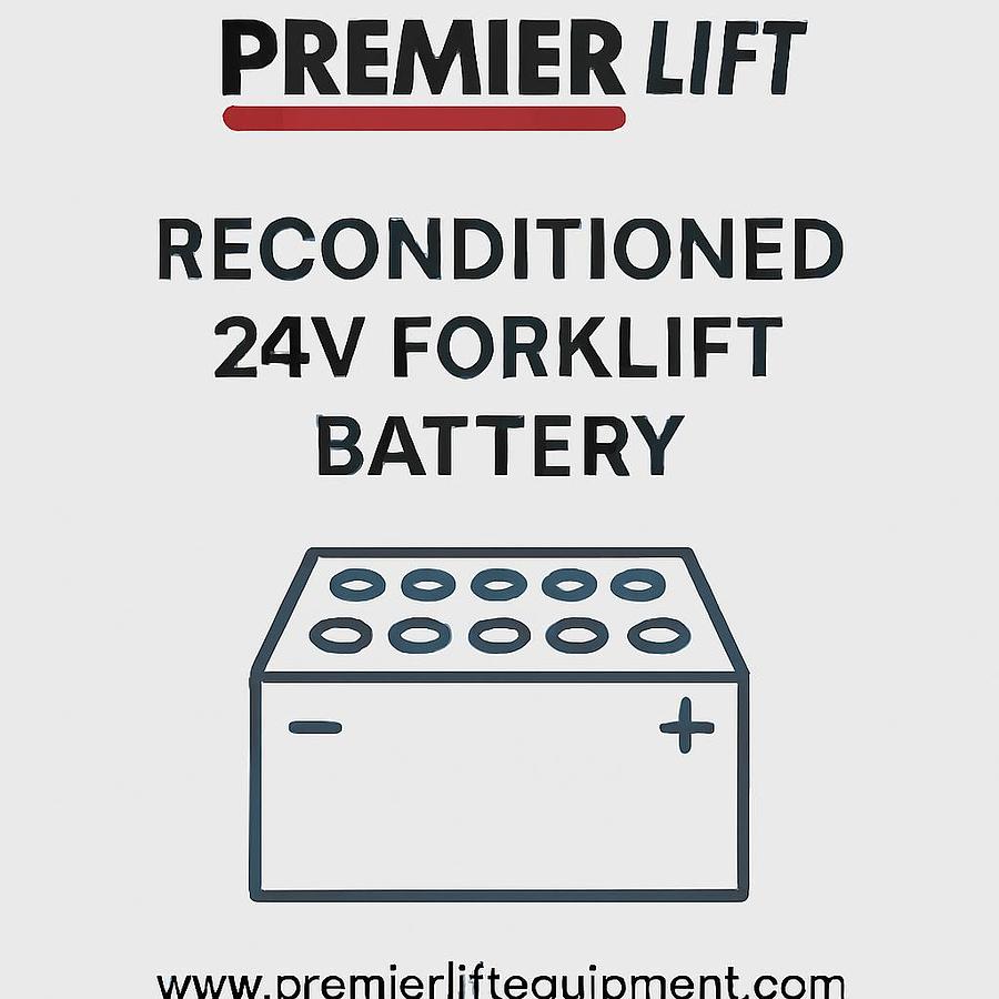 alt="Premier Lift placeholder image for reconditioned 24V forklift battery 12-125-17"
