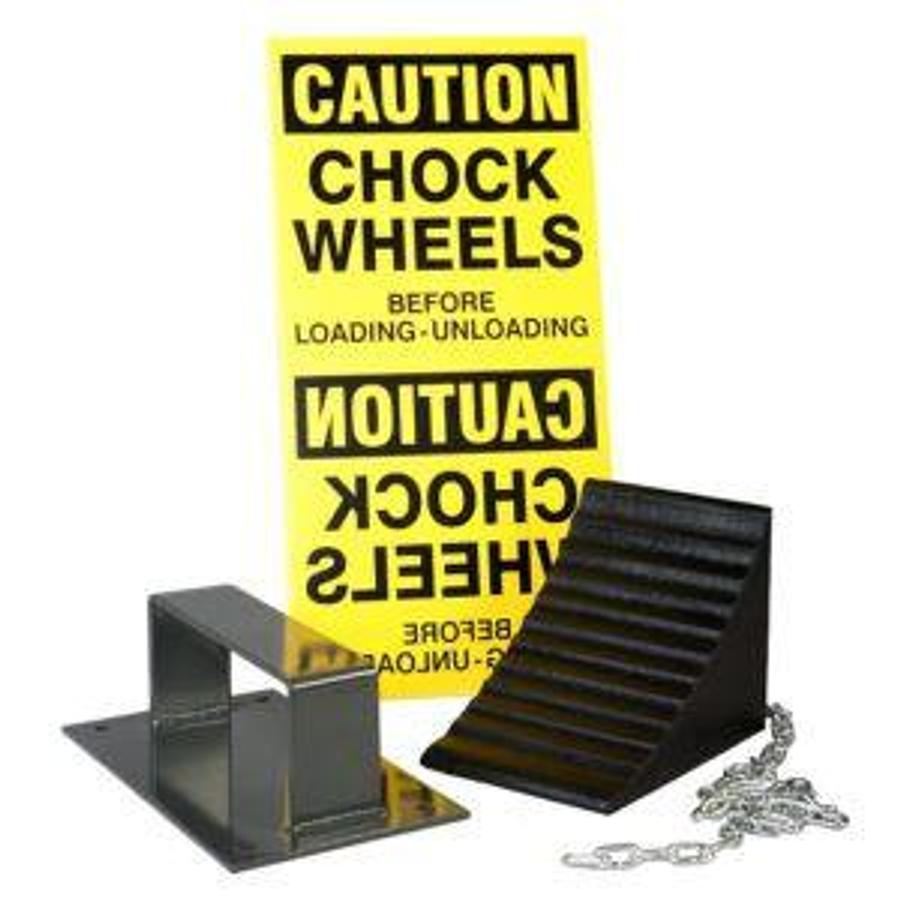 88-8XL Laminated Wheel Chock – CSA/MOL Compliant | 72 lb | Galvanized Steel Sides | Dock Restraint | Brampton ON | Premier Lift Equipment