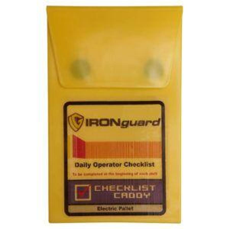 Checklist Caddy | Electric Pallet Truck | CSA/MOL Compliant | 75-Sheet Log Pad | Brampton ON | Premier Lift Equipment