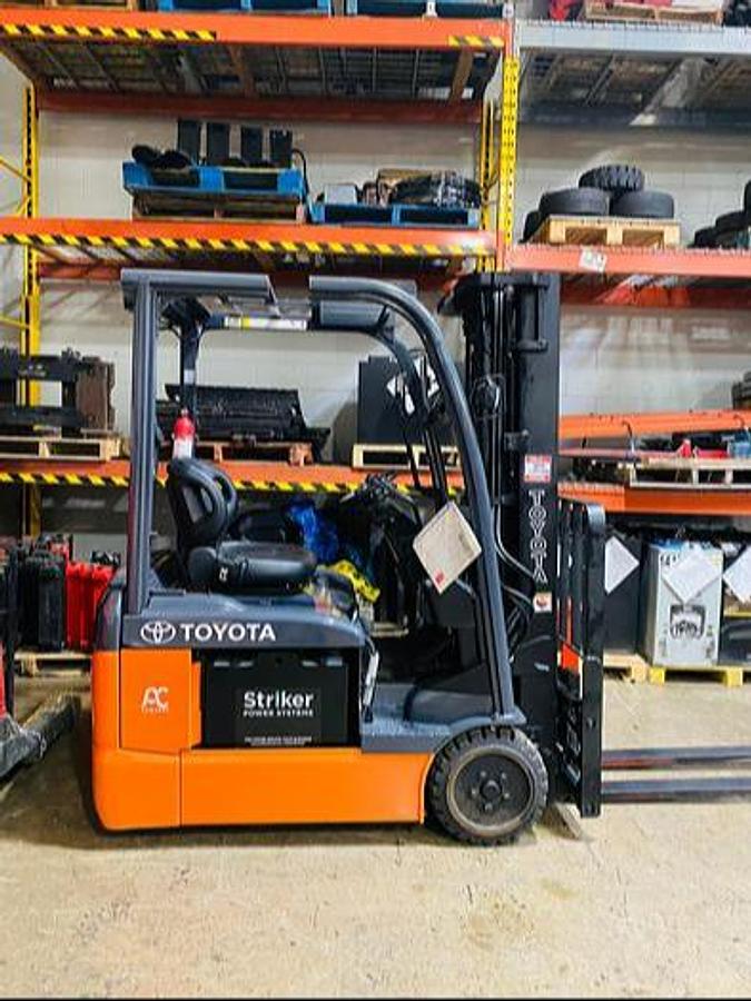 Toyota 8FBE15U electric forklift CSA certified Mississauga