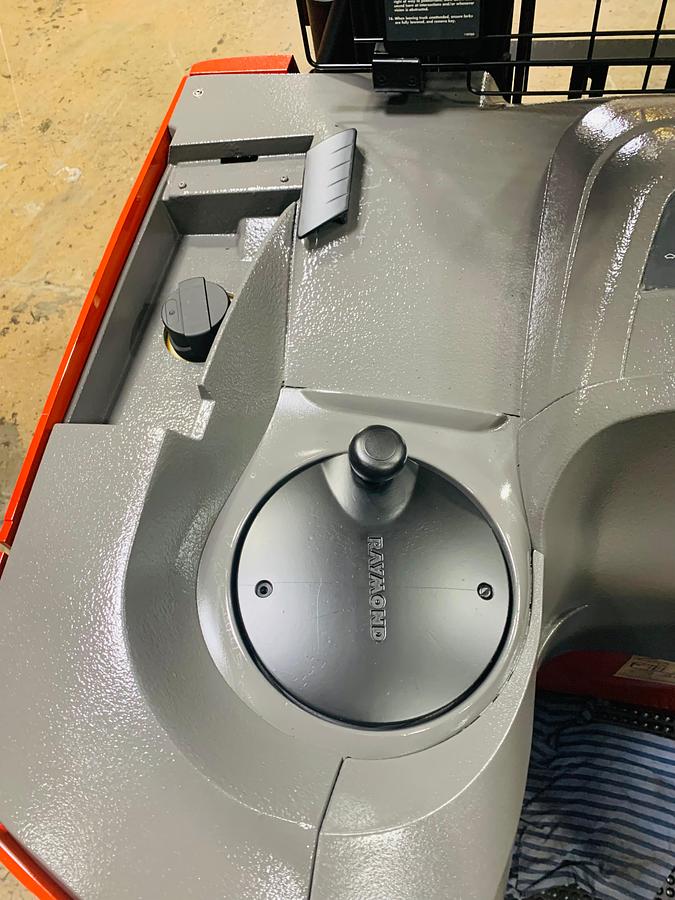 steering wheel on drivers compartment