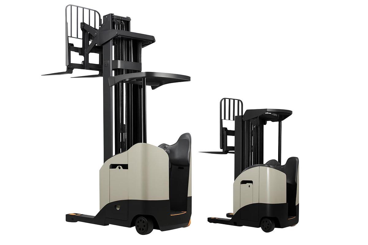 Reach Trucks for Narrow-Aisle Storage — Single and Deep Reach Forklifts for High-Lift Warehouse Solutions
