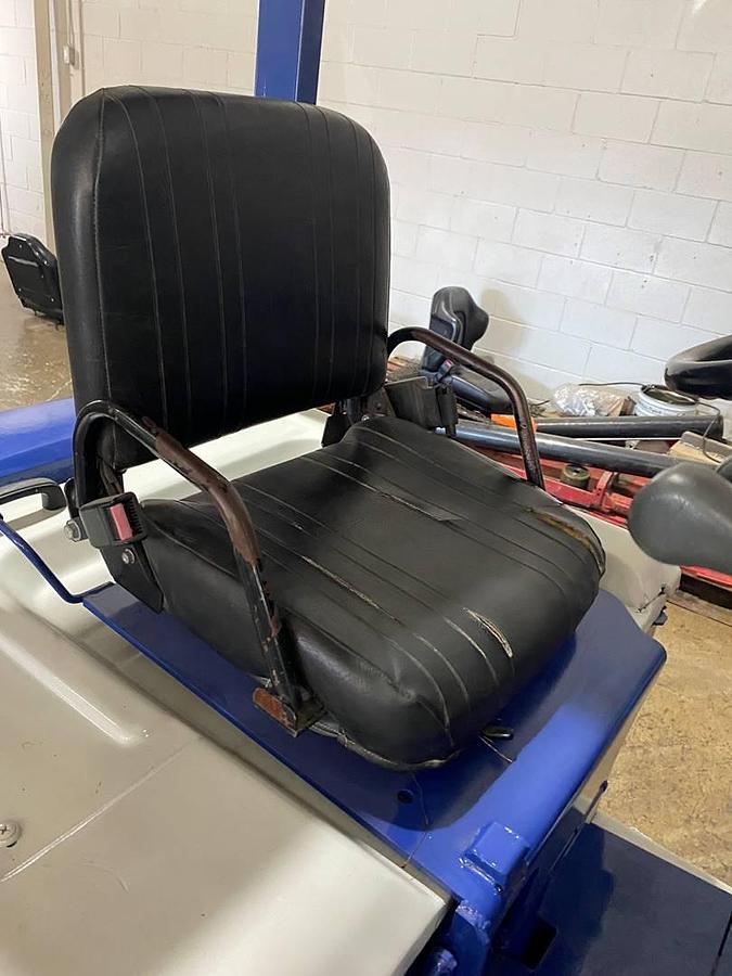 view of seat with matching seatbelt