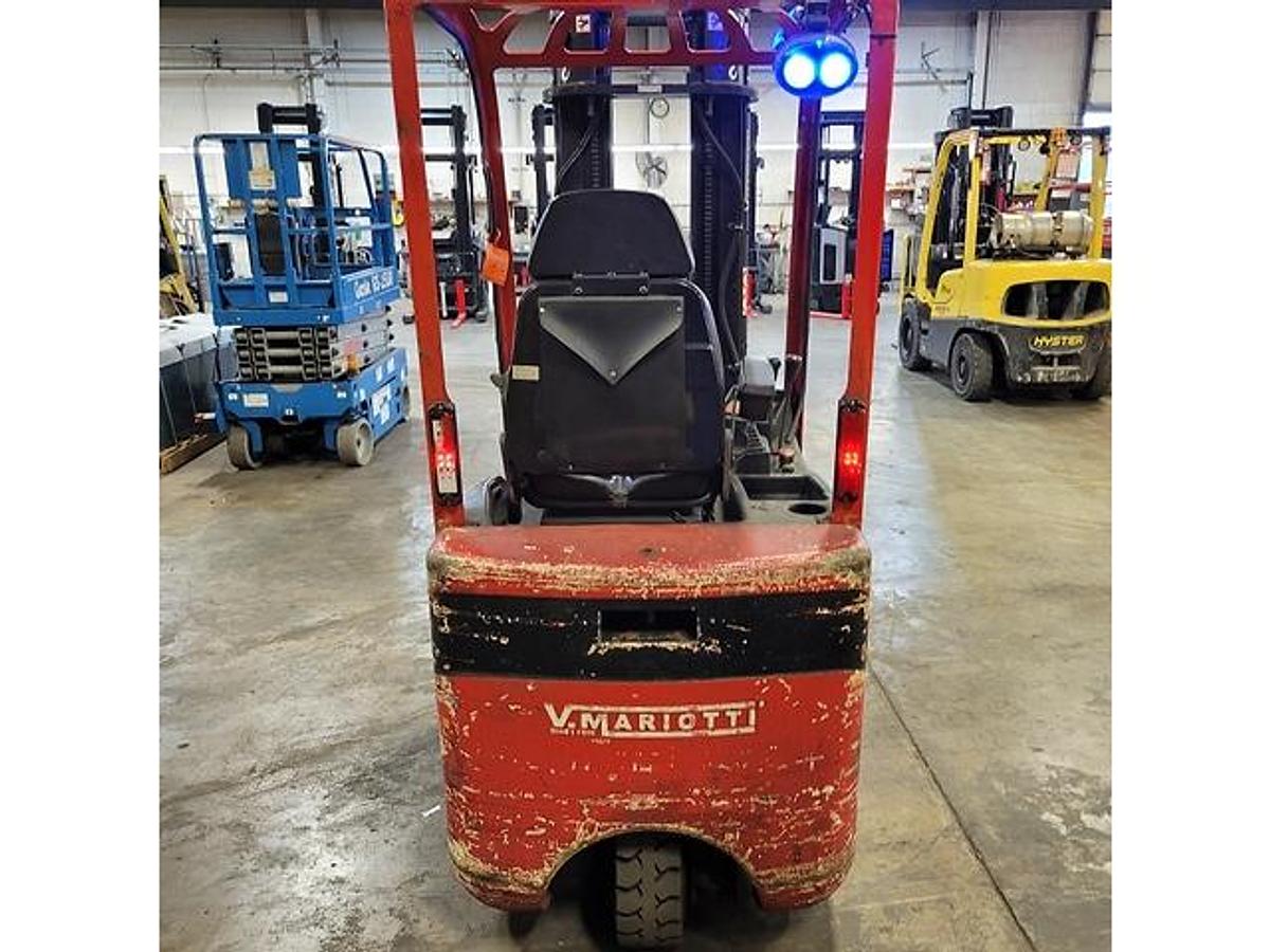Mariotti MyCross 13AC – rear counterweight view – CSA certified – reconditioned electric forklift – Brampton ON