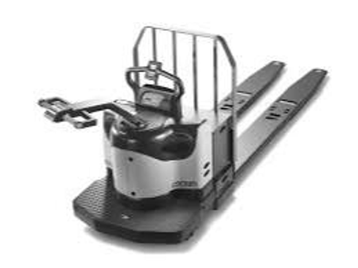 CSA-Certified 8,000 lb Crown PE4500-80 “Long John” Rider Pallet Jack with 27" × 96" Forks Available in Brampton ON