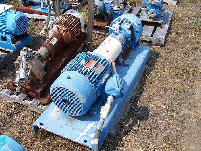 Used Used Durco stainless steel centrifugal pump, size: 2K2 X 2P-10/10