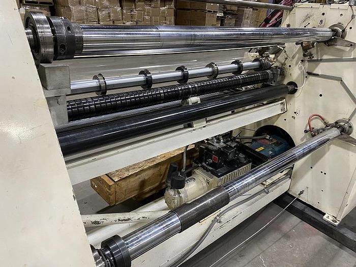 Used 62" WIDE DUSENBERY MODEL 685 DUPLEX SLITTER REWINDER