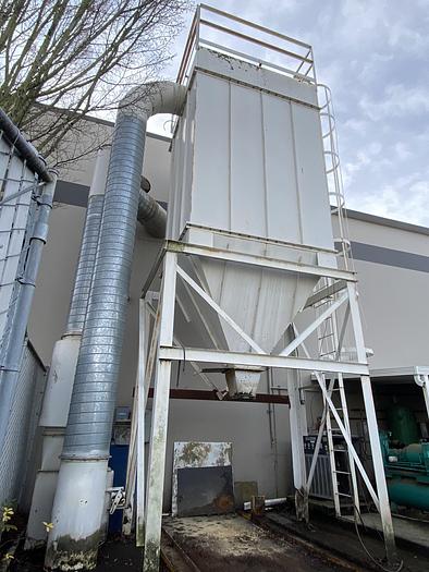Used used Carothers Dust collector 8,000 cfm to 10,000 CFM, 1024 sqft of media cloth,