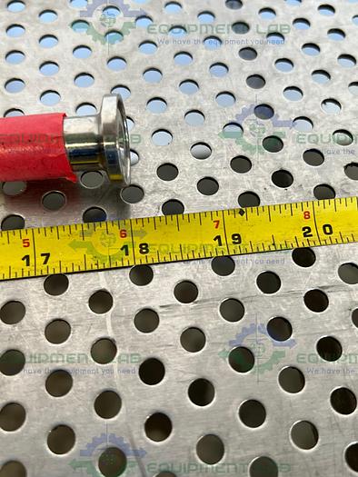 Used Sani Tech  STHT-R-0250 18" Silicone Hose w/ 1/2" Sanitary Fitting