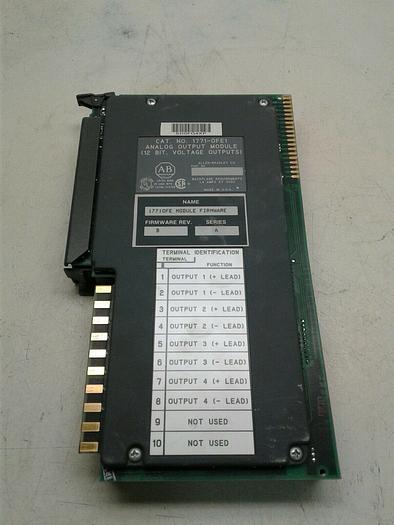 Used ALLEN BRADLEY 1771-OFE1 ANALOG OUTPUT MODULE