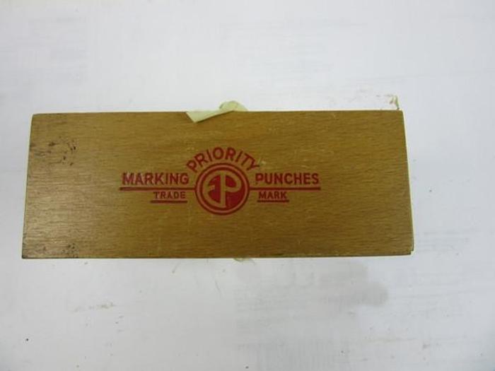 Used PRIORITY PUNCHES MASK 1/16 ALPHABET PUNCHES