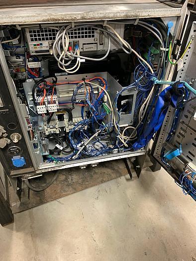 Used LINCOLN ELECTRIC  IRB 2400 ROBOTIC LASER WELDING CELL WITH DUAL ABB IRBP 2000L DUAL TRUNNIONS