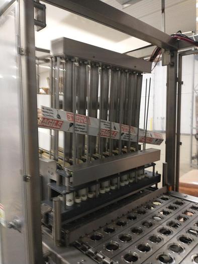 Used Modern Packaging Model MP 606 SL 1 x 8 Filling Machine