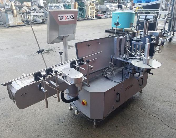 Used Labeler, Pressure Sensitive, Tronics, Wrap, Pails #S743507