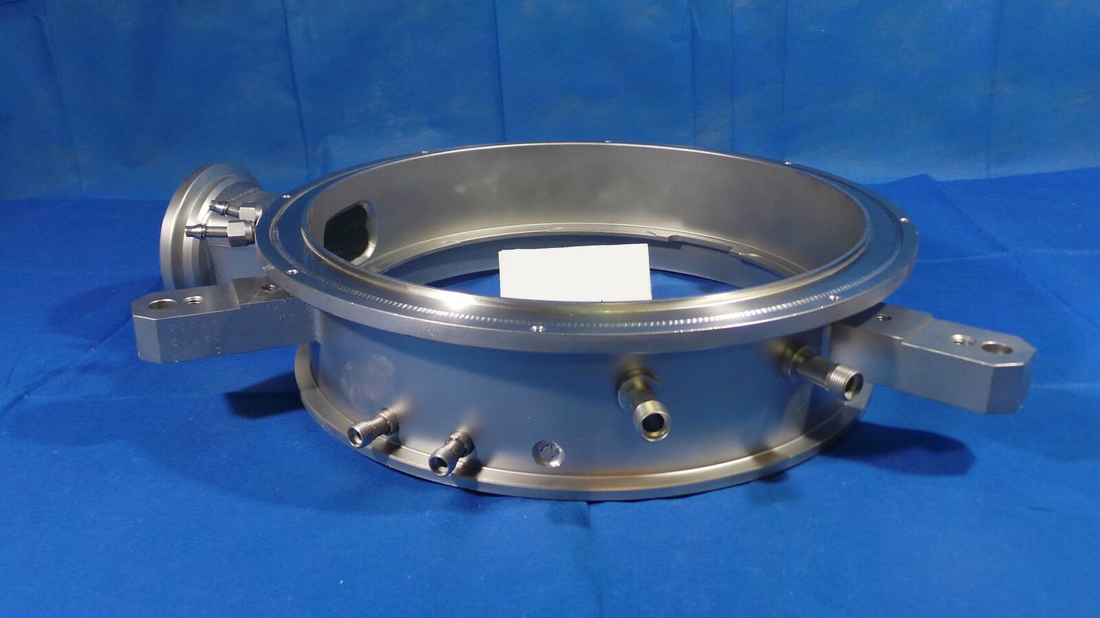 Used Applied Materials T1DD15446540003 Ring, With Pipies and Connectors Big Part / T1DD15446540003 / Applied Materials