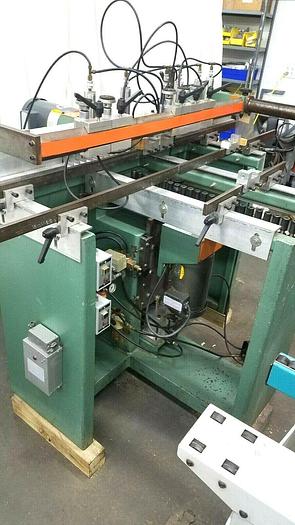 Used Ritter Model R46VH Multi Hole Bore Drill Woodworking Drilling Machine Cabinetry