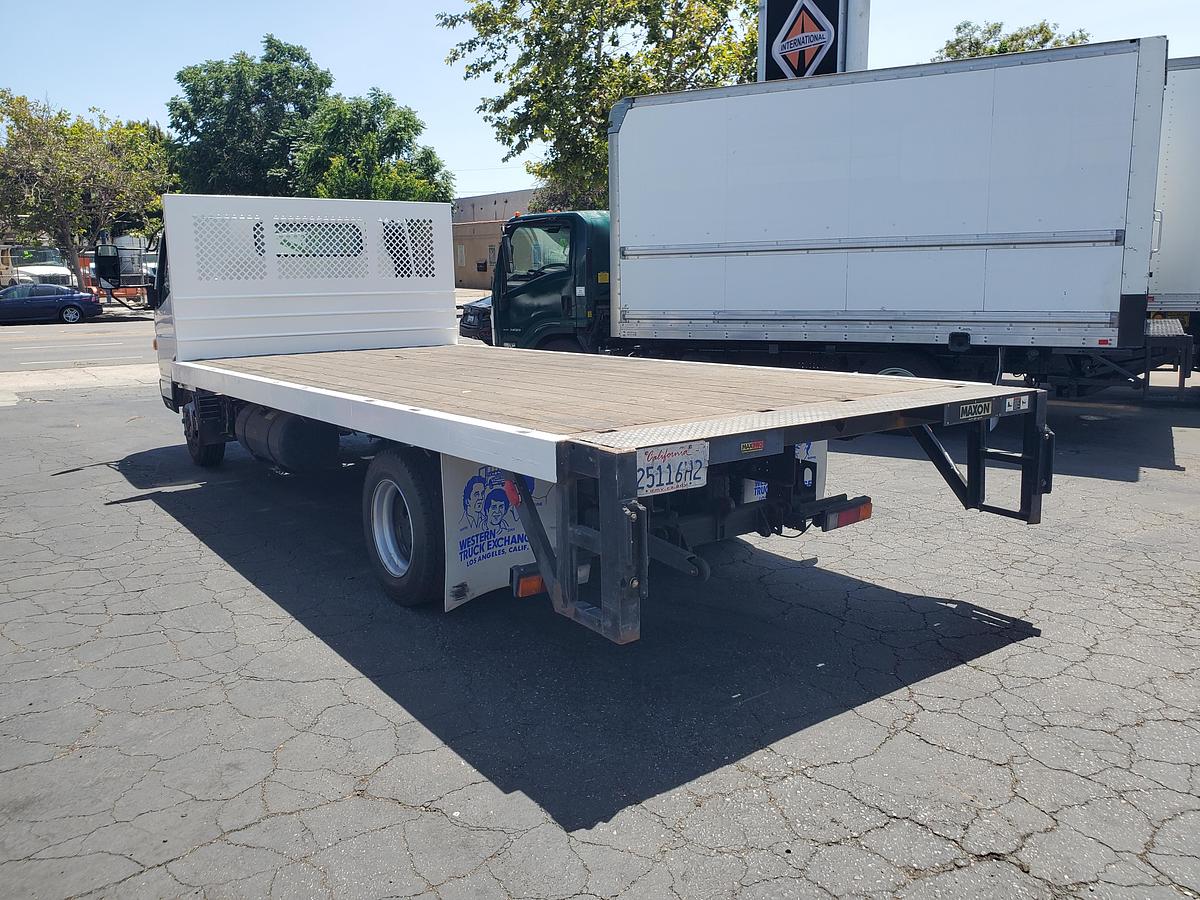 Used 2017 Fuso FE180 with 20' flatbed