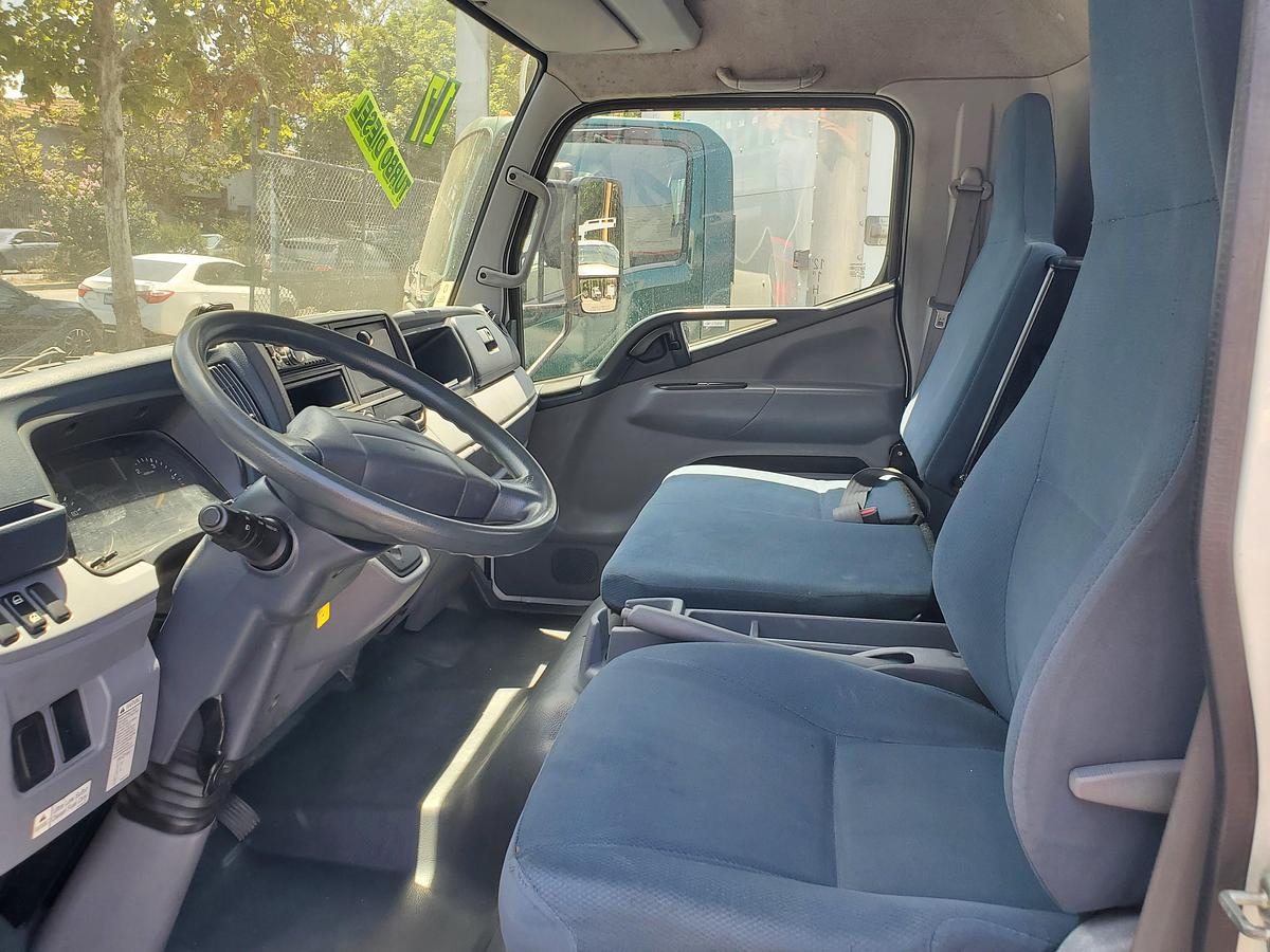 Used 2017 Fuso FE180 with 20' flatbed