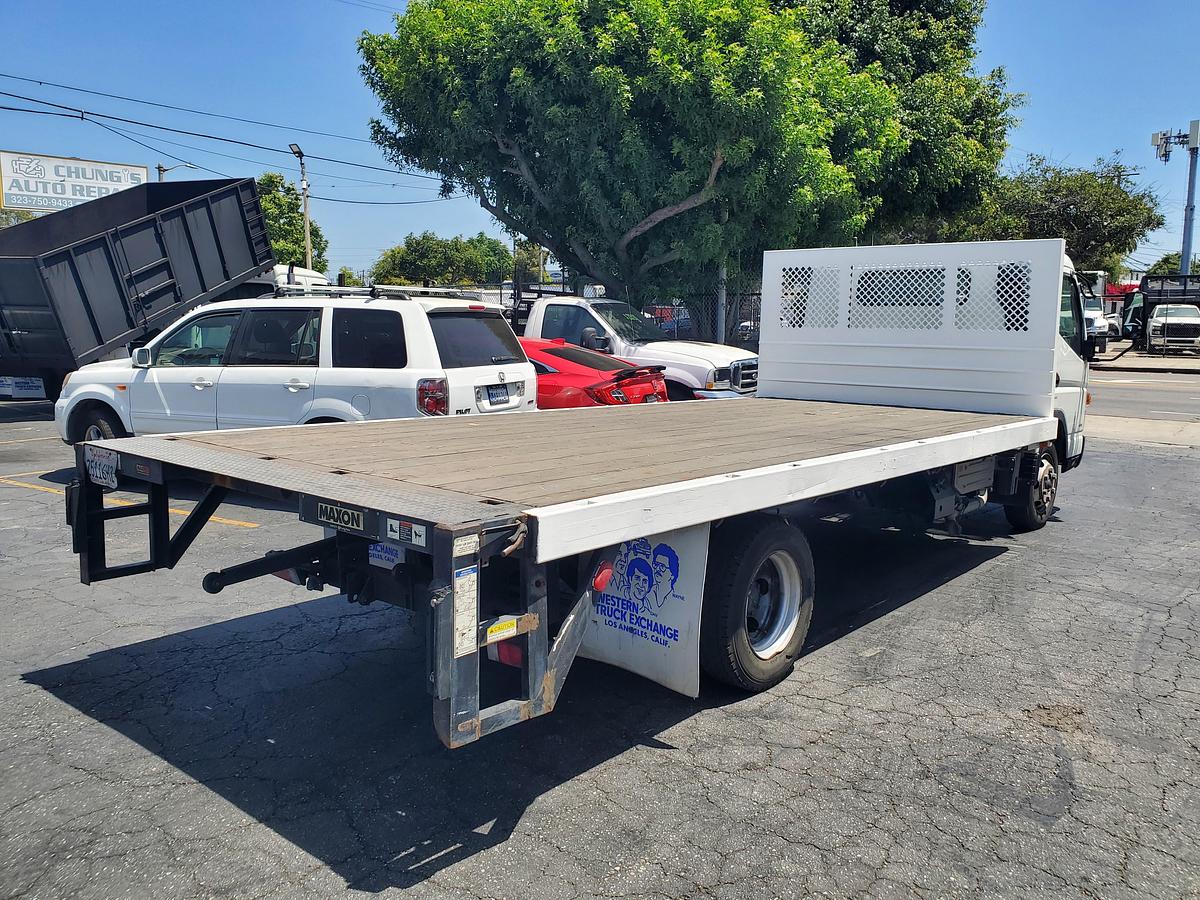 Used 2017 Fuso FE180 with 20' flatbed