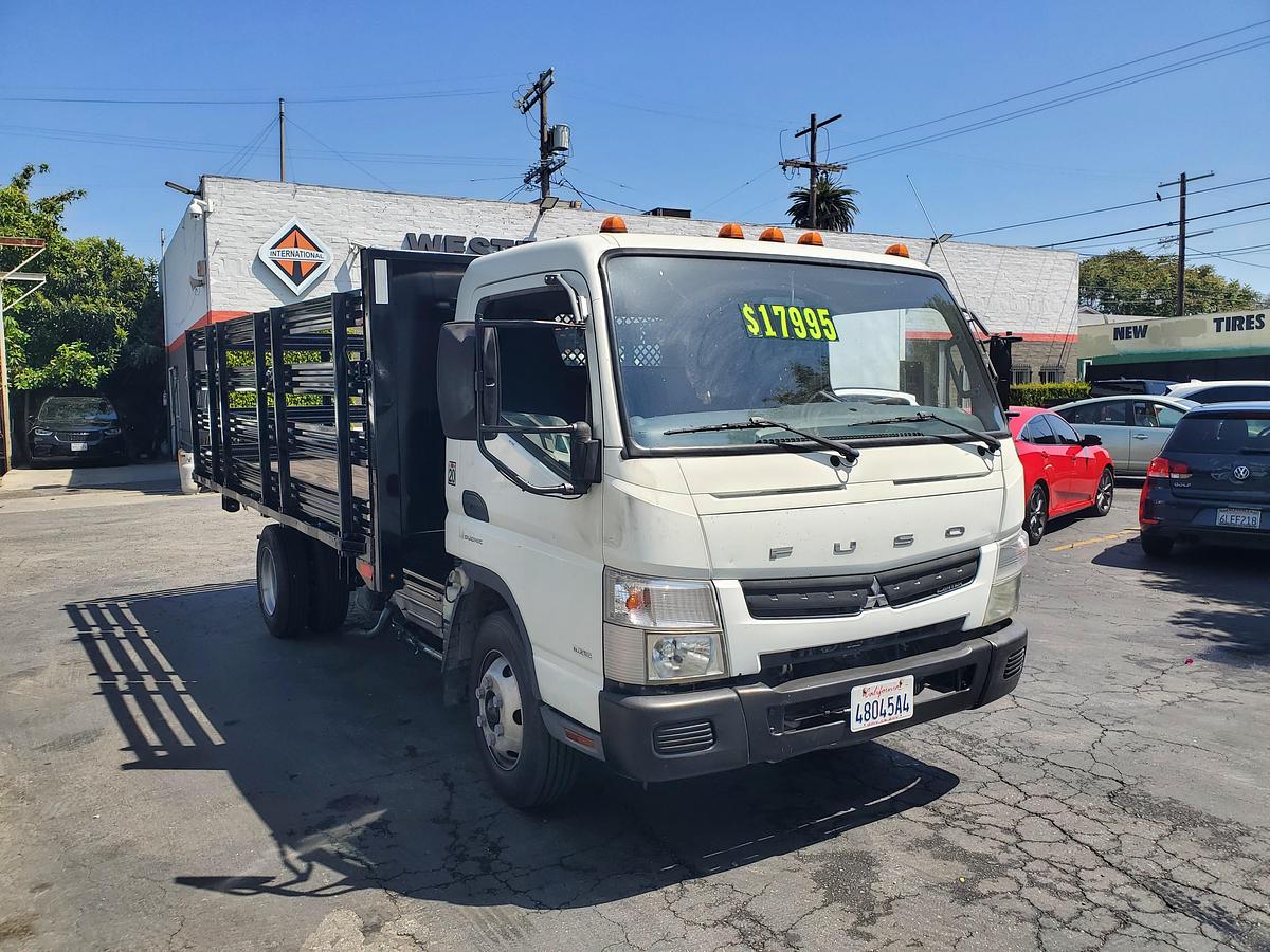 Used 2012 Fuso FE 180 14 foot flatbed