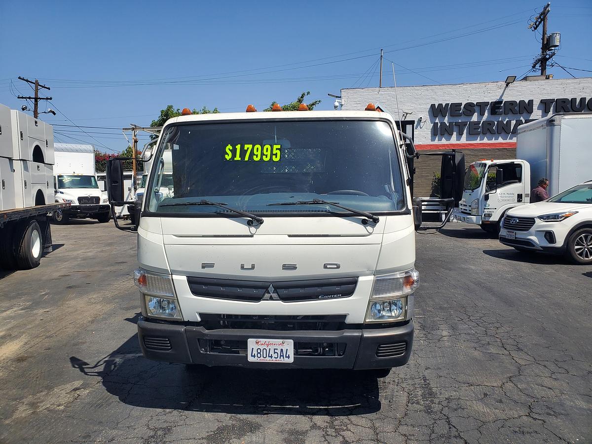 Used 2012 Fuso FE 180 14 foot flatbed