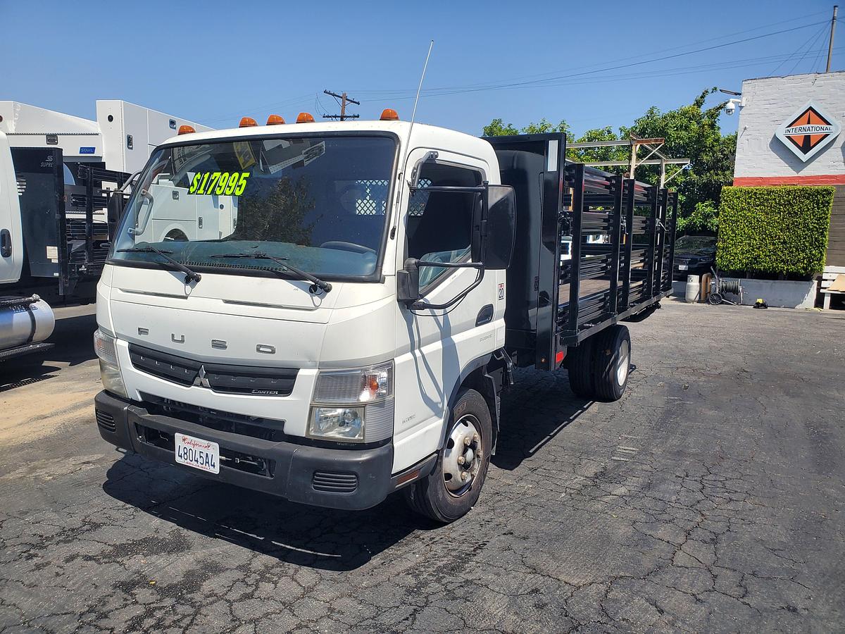 Used 2012 Fuso FE 180 14 foot flatbed
