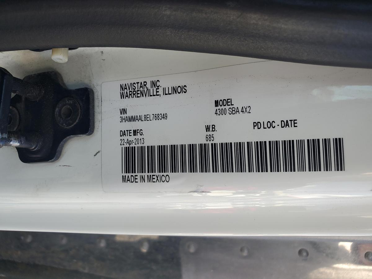 Used 2014 International 4300 24 ft Box Truck for Sale