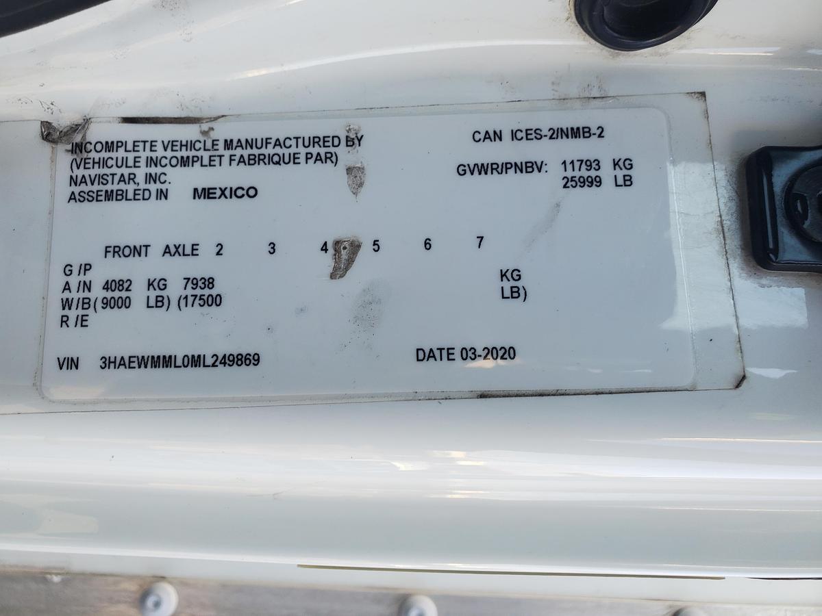 Used 2021 International MV607 16' Box Truck