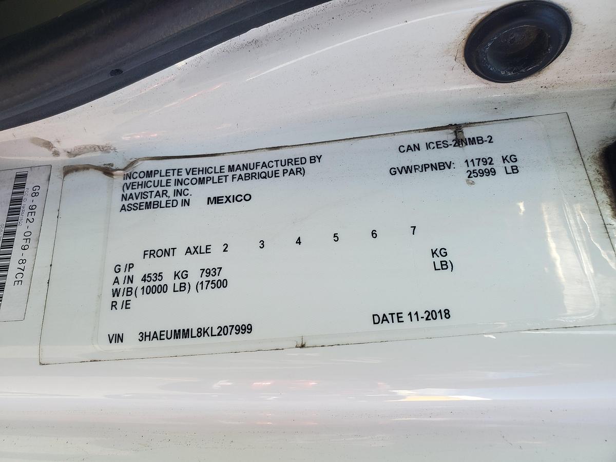 Used 2019 International 4300 with 26' Stake Bed