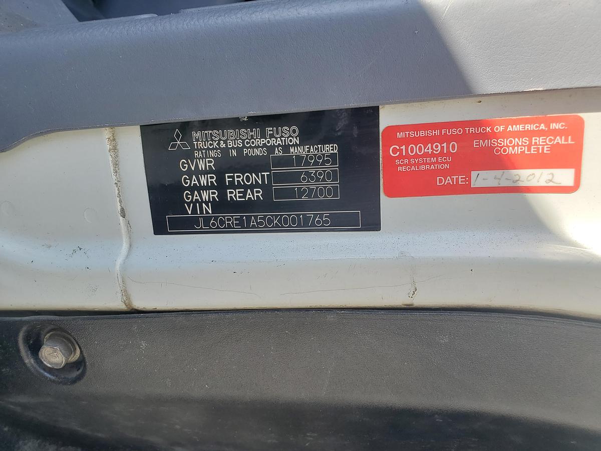 Used 2012 Fuso FE 180 14 foot flatbed