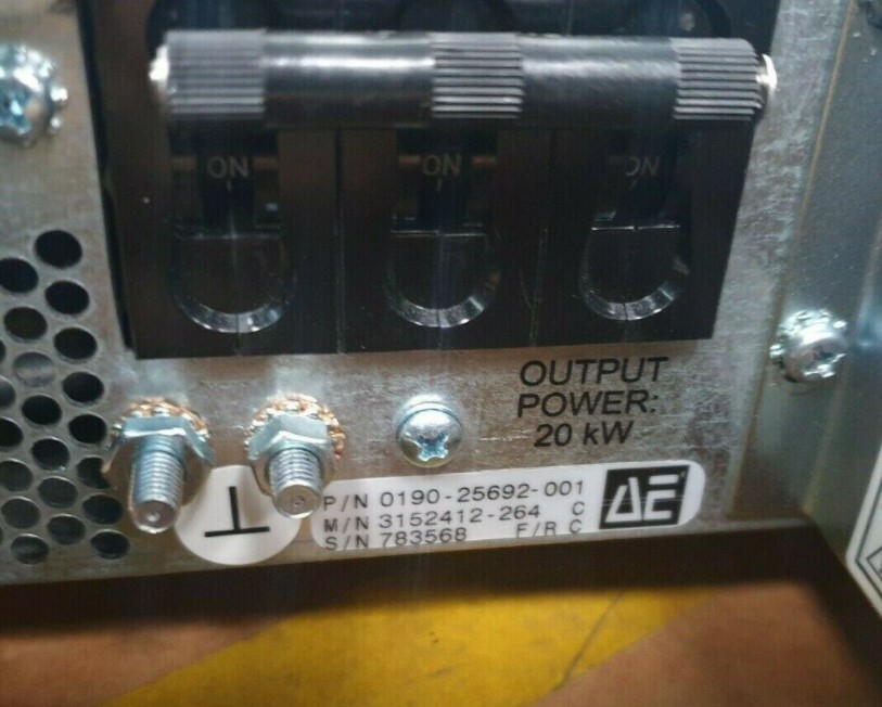 Used AE PINNACLE 0190-25692-001 3152412-264 C RF GENERATOR (BALER)