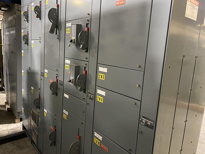 Used ROCKWELL AUTOMATION ALLEN BRADLEY CENTERLINE SERIES MCC SECTION