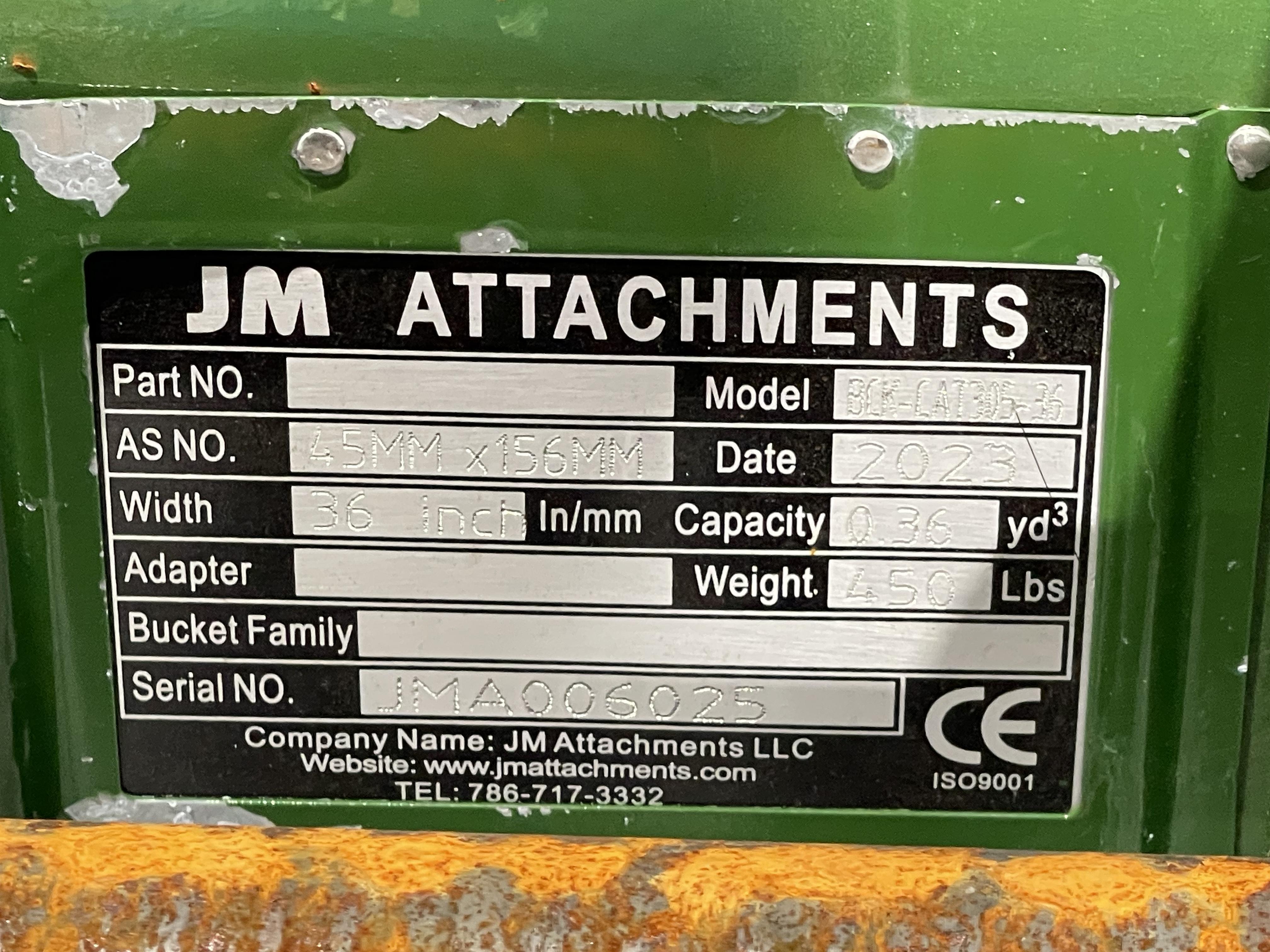 New Skeleton Bucket (BoE) 36" for John Deere 50D, 60D for Sale at JM