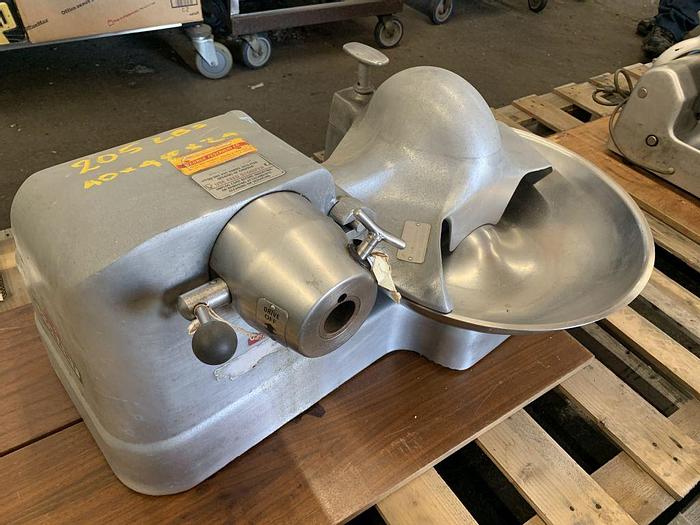 Used Chopper, Bowl, Mdl 84181-D, S/st, 18", (2) Blades #S744450