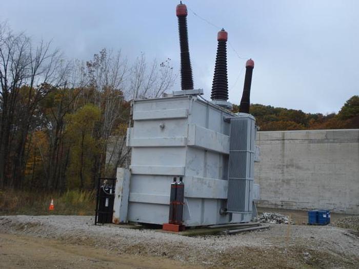 Used GE 9500 kVA Transformer  HV:345000GY/199190 LV: 2400