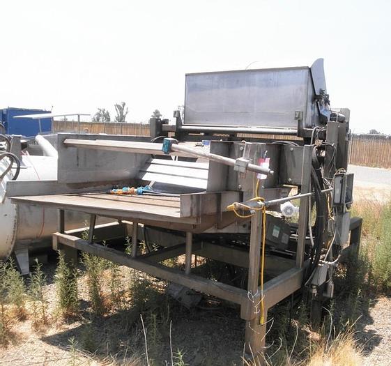 Used Dumper, Bin, Tote, FMC, S/st, Hydraulic, 800 lb (2) #S741235