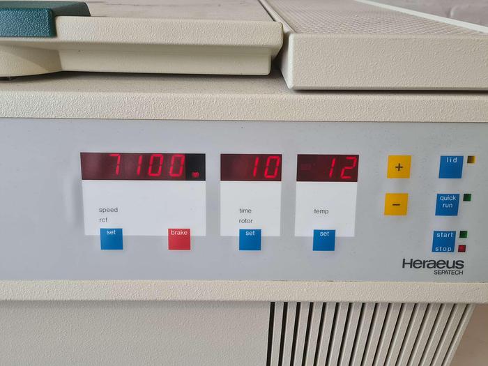 Used Hereaus Sepatech Biofuge 15R Refrigerated Centrifuge